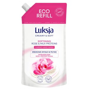 Luksja Mydło w płynie Róża i Proteiny Mleka 400ml