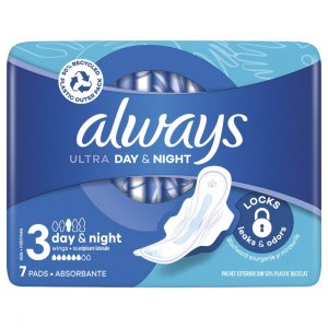 Always Ultra Day & Night podpaski ze skrzydełkami 7 szt