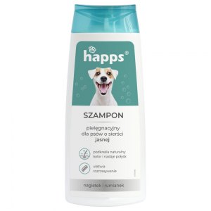 Happs szampon dla ps&oacute;w o sierści jasnej 200ml