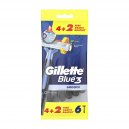 Gillette Maszynki do golenia Blue3 Smooth 6szt