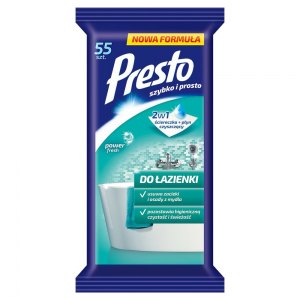 Presto Ściereczki do łazienki 55szt