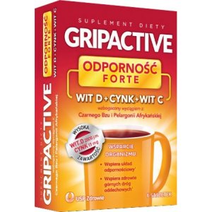Gripactive odporność forte 6 saszetek