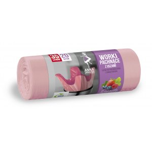 Anna Zaradna Worki na śmieci z uszami Owocowe 35L 20szt