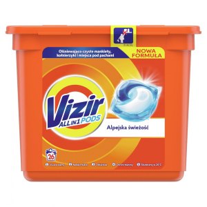Vizir Kapsułki do prania Alpejska Świeżość 26szt