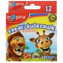 Inspiria Kredki świecowe 12 kolorów