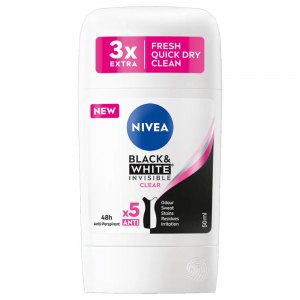Nivea antyperspirant w sztyfcie B&W Invisible Clear 50ml