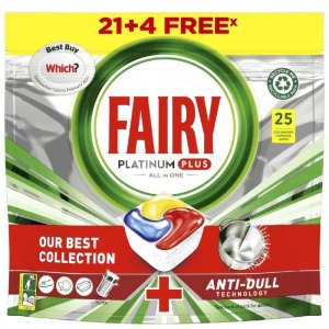 Fairy Kapsułki do zmywarki Platinum Plus Lemon 25szt