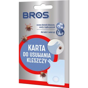 BROS Karta do usuwania kleszczy 1szt