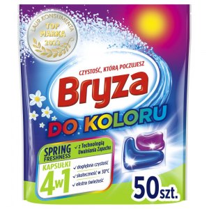 Bryza kapsułki do prania 4w1 do koloru 50szt