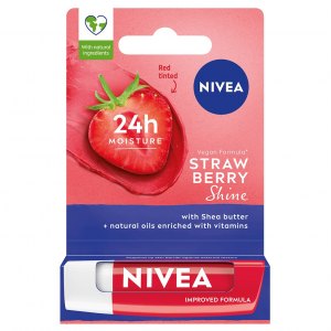 Nivea Pielęgnująca pomadka do ust Strawberry Shine 5,5ml