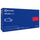 Mercator nitrylex basic rękawice rozmiar L 100szt