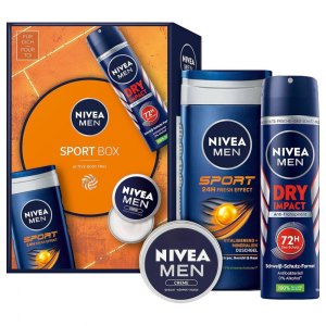 Nivea MEN zestaw kosmetyków Sport Box 3 elementowy