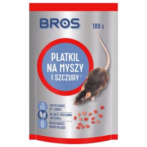 BROS płatkil na myszy i szczury 100g