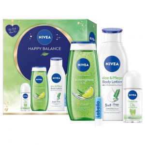 Nivea zestaw kosmetyków Happy Balance 4 elementowy