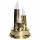 Wkład do zniczy świeca LED 2005 złota - barwa ciepła