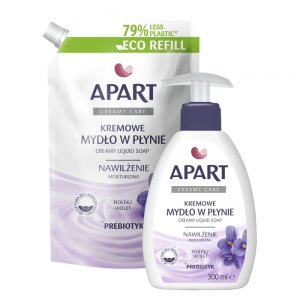 Apart mydło w płynie Fiołek 300ml + zapas 400ml