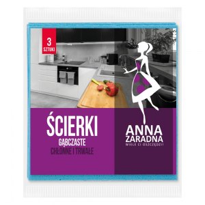 Anna Zaradna Ścierki gąbczaste 3szt