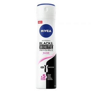 Nivea Antyperspirant w sprayu B&W Invisible Clear 150ml