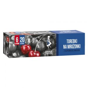 Anna Zaradna Torebki na mrożonki 6L 20szt BOX