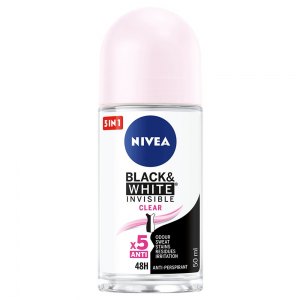 Nivea Antyperspirant Roll-on B&W Invisible Clear 50ml